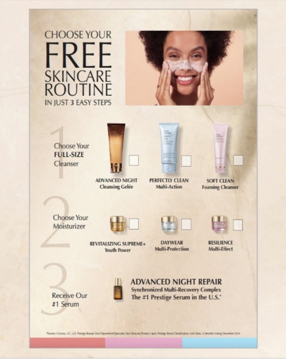 Also ask about your FREE deluxe sample of foundation in your perfect shade, use the iMatch Virtual Shade Finder QR Code.