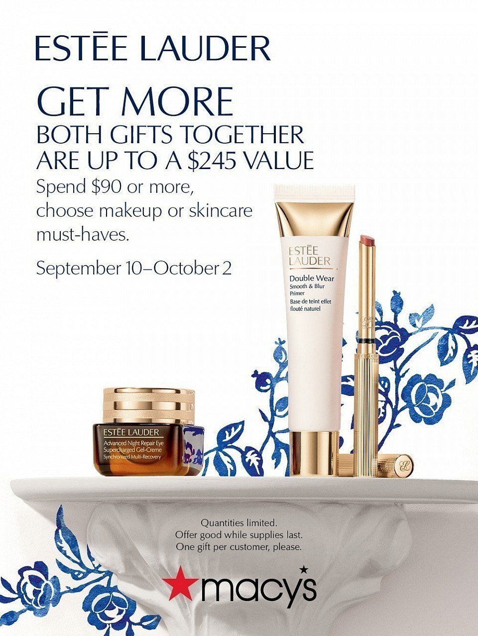 ESTÉE LAUDER Y MACY’S TEMECULA — EL REGALO GRATIS CON TU COMPRA DE OTOÑO 2025 VIENE PRONTO. CONTACTA A TU ASESORA DE BELLEZA AHORA PARA RESERVAR TU REGALO GRATIS.📞951-541-3333 ext:2083